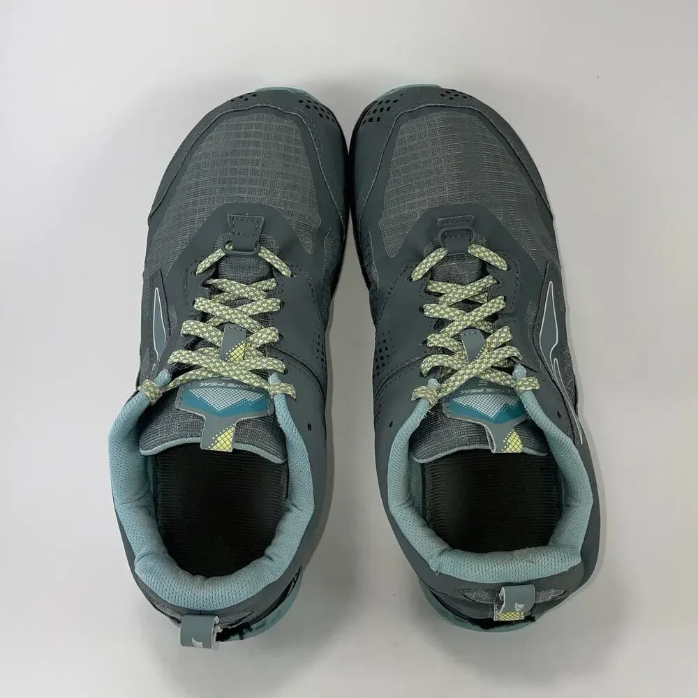 Altra Lone Peak 5 Trail Running Shoes Womens Size 10 Gray Teal Green Athletic